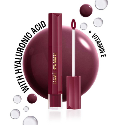 Lakme 9to5 Hya Matte Liquid Lipstick + Hyaluronic Acid - Meetup Mauve