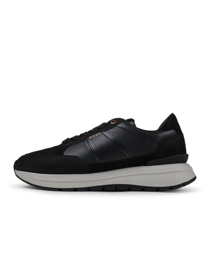 Hugo Boss Mens Jace Runn Shoes - Black by Denim Exchange