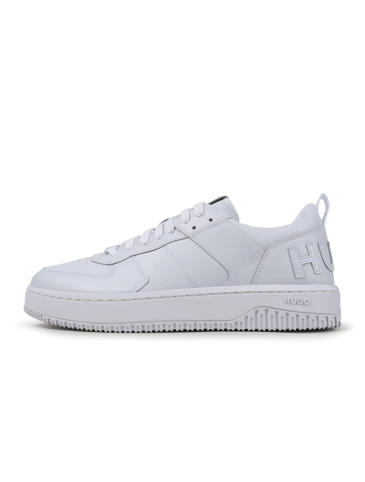 Hugo Boss Mens Kilian Tenn Shoes - White by Denim Exchange
