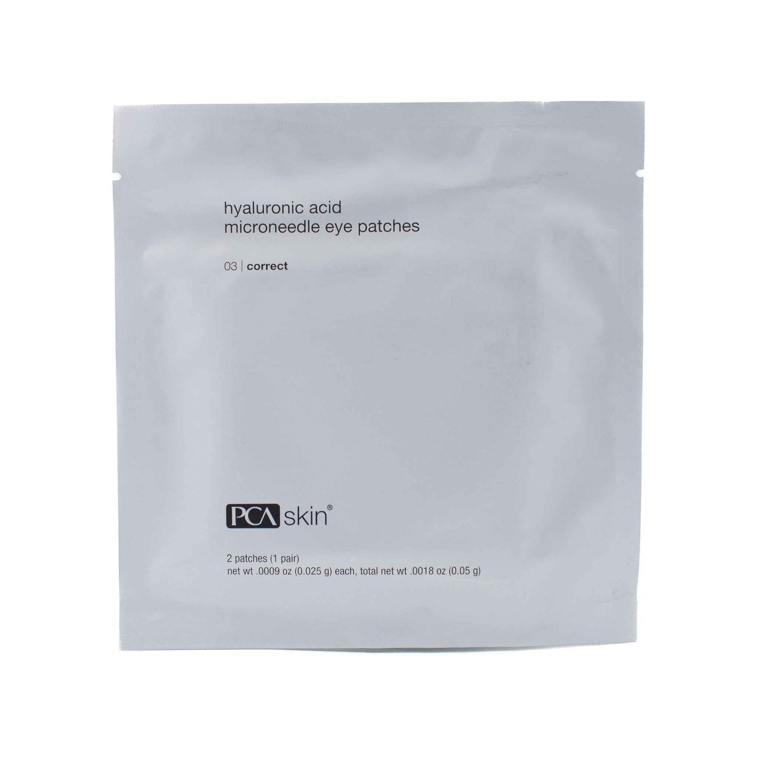 PCA Skin Hyaluronic Acid Microneedle Eye Patches 1 PAIR - New