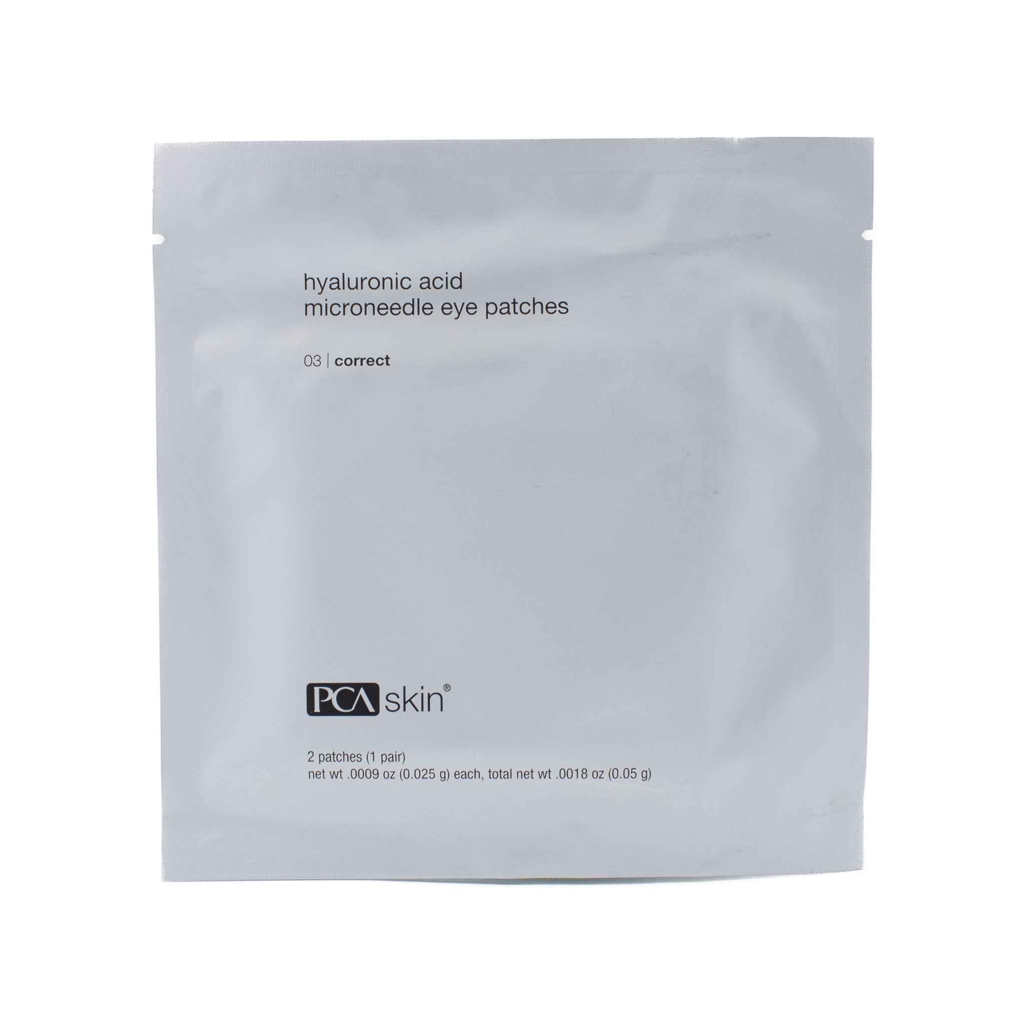 PCA Skin Hyaluronic Acid Microneedle Eye Patches 1 PAIR - New