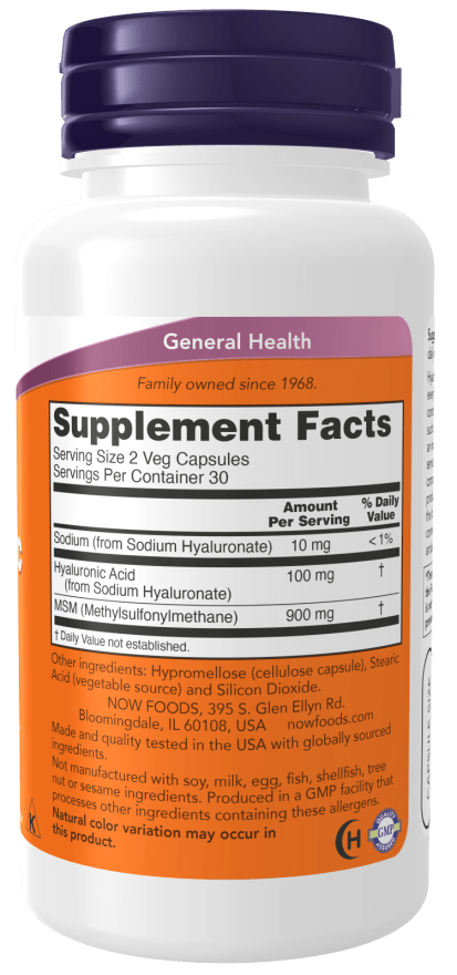 Hyaluronic Acid 50 mg by Country Life Natural Foods