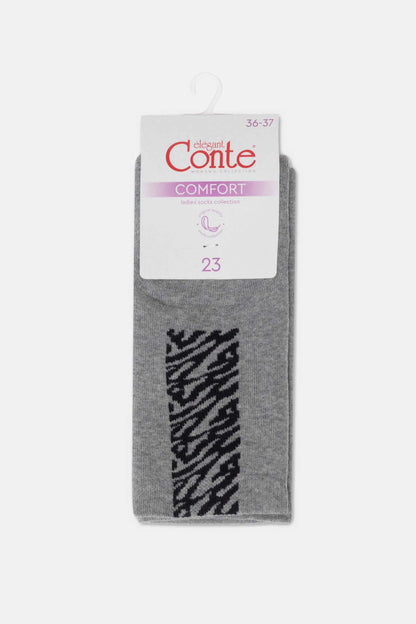 Cotton Socks Conte Comfort 570 - Zebra Stripes