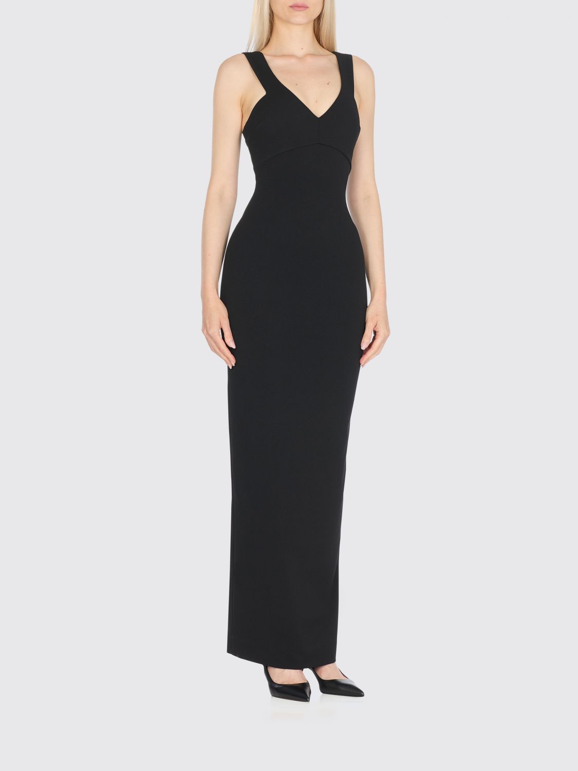 Solace London Dress Woman Black by Luosophy
