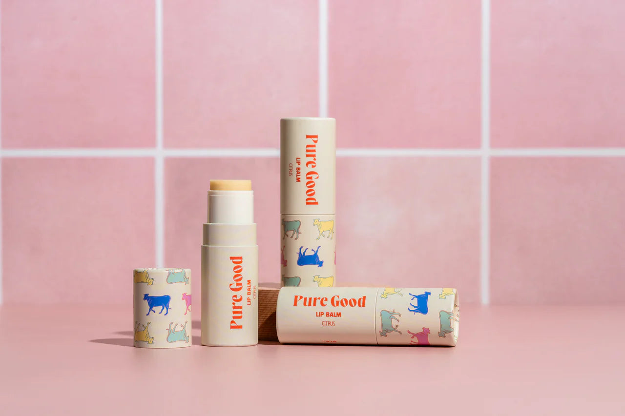 Fresh Citrus Lip Balm - Set of 4 by Pure Good LLC