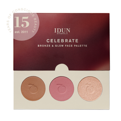 Celebrate Bronze &amp; Glow Face Palette by IDUN Minerals Inc.