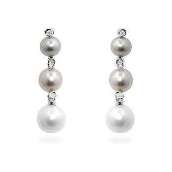 Multicolor Pearl Earrings