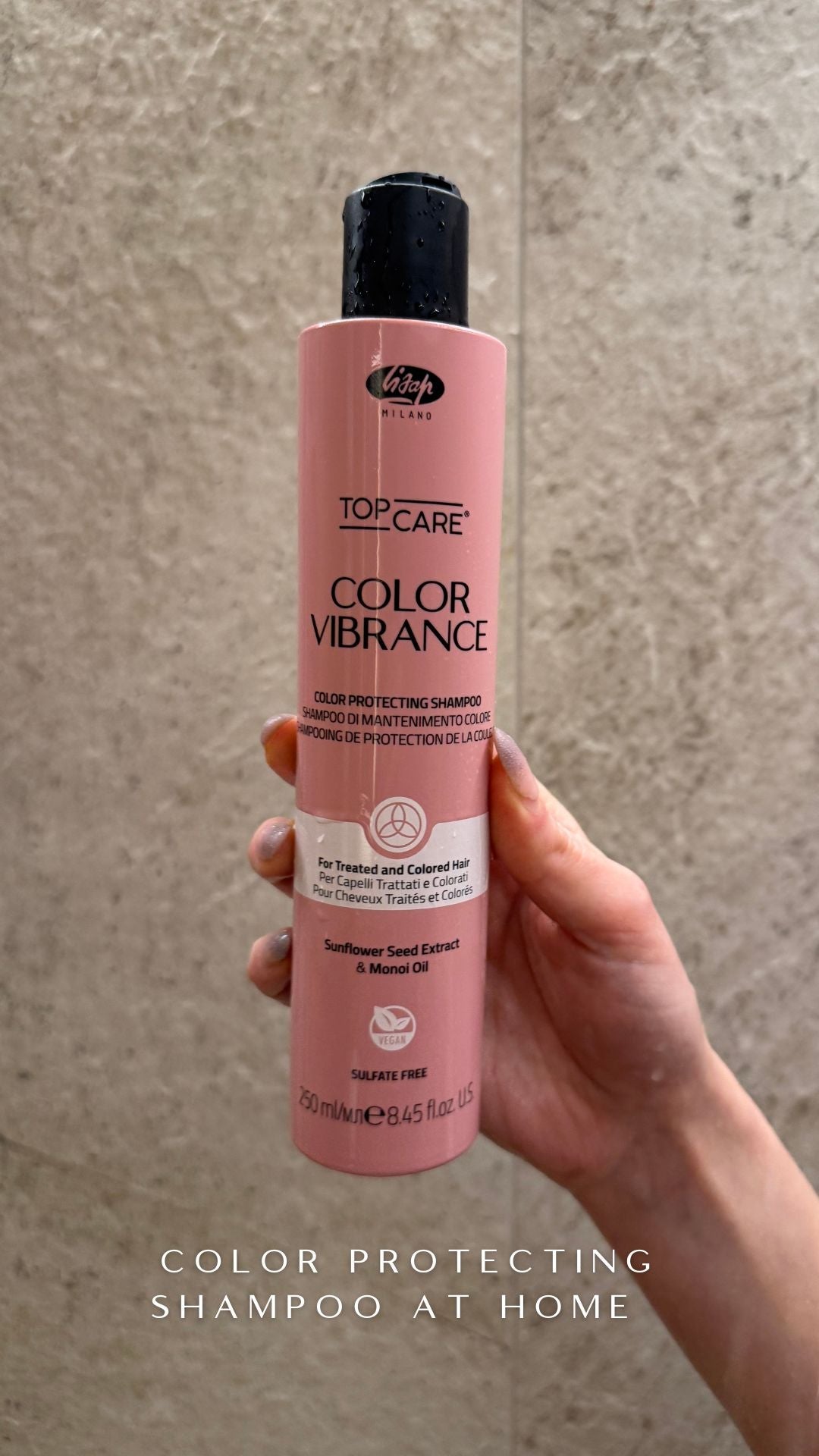 Top Care Color Vibrance Color Protecting Shampoo by Lisap Milano