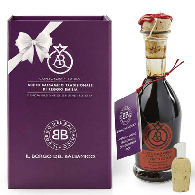Il Borgo del Balsamico, Traditional Balsamic Vinegar of Reggio Emilia D.O.P. Red Label Aged 12+ Years 100 ml / (3.3 fl oz)