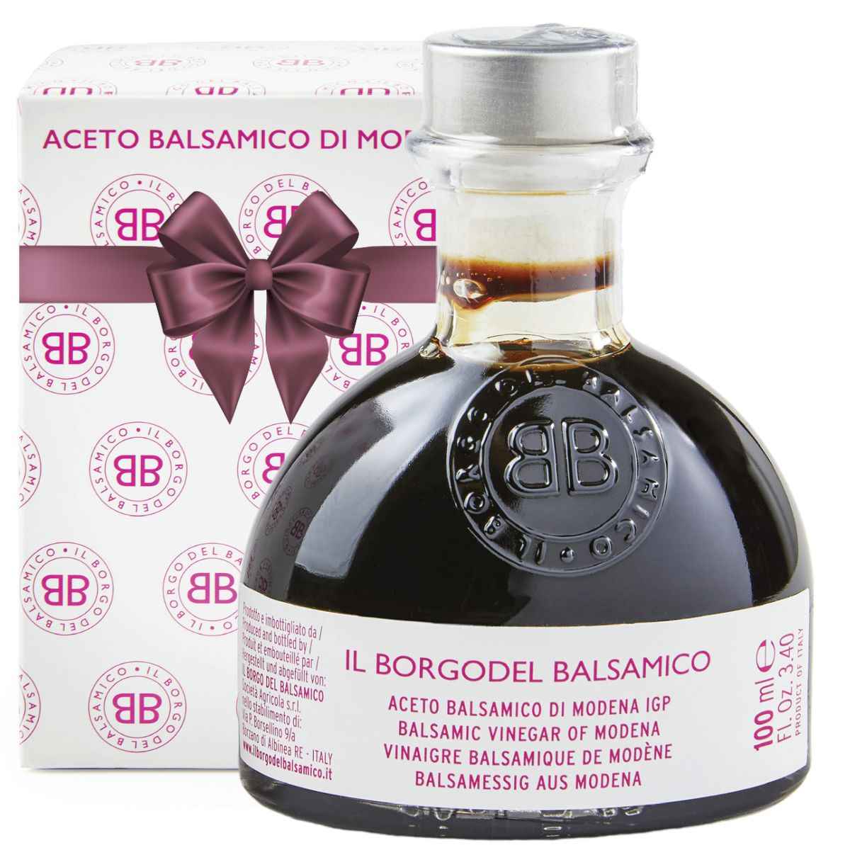Il Borgo del Balsamico, Balsamic Vinegar of Modena IGP Monogram, 100 ml (3.3 fl oz)