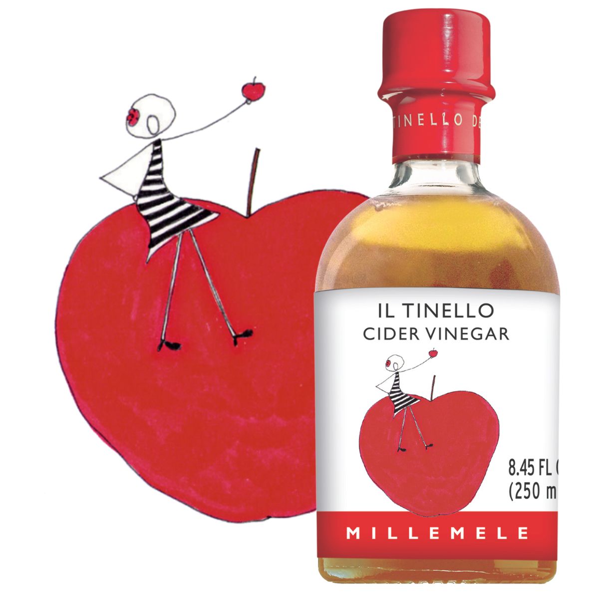IL TINELLO, Apple Cider Vinegar Aceto di Mele, (8.45 fl oz) 250ml
