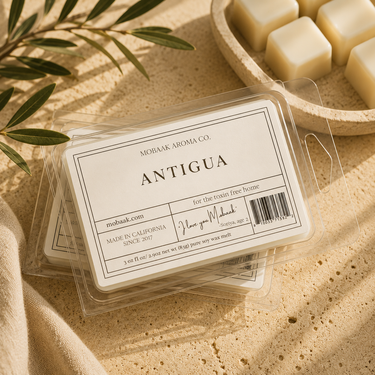Antigua Wickless Tart by Mobaak Aromatherapy Shoppe
