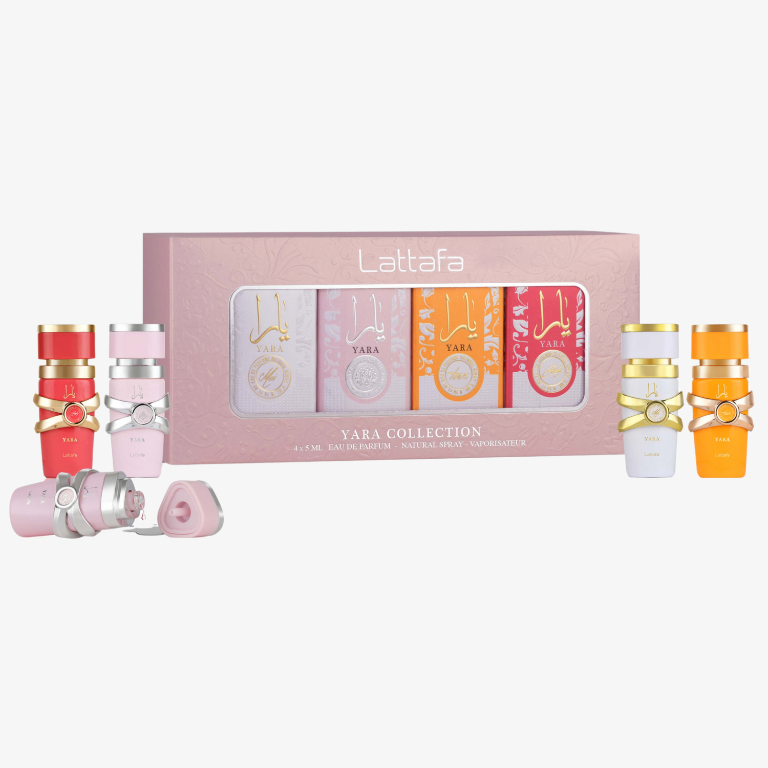 Yara Mini Collection 4 X 5ML EDP Spray by Lattafa USA