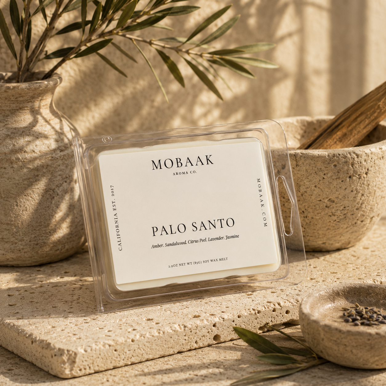 Palo Santo Wax Melt (Wickless Tart) 