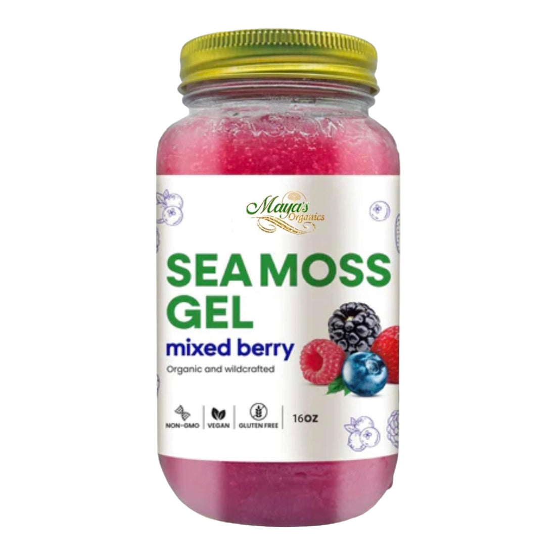 Mixed Berry Sea Moss Gel | Natural Immunity Boost &amp; Energy Support by Seamoss depot