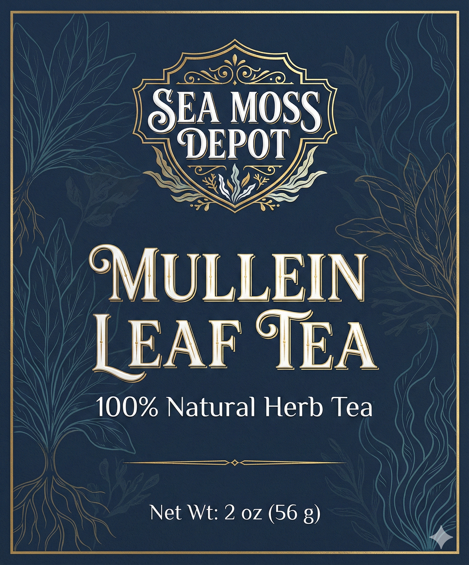Lung Support Bundle – Mullein Leaf Tea + Healing Lung Meal Plan (PDF) by Seamoss depot