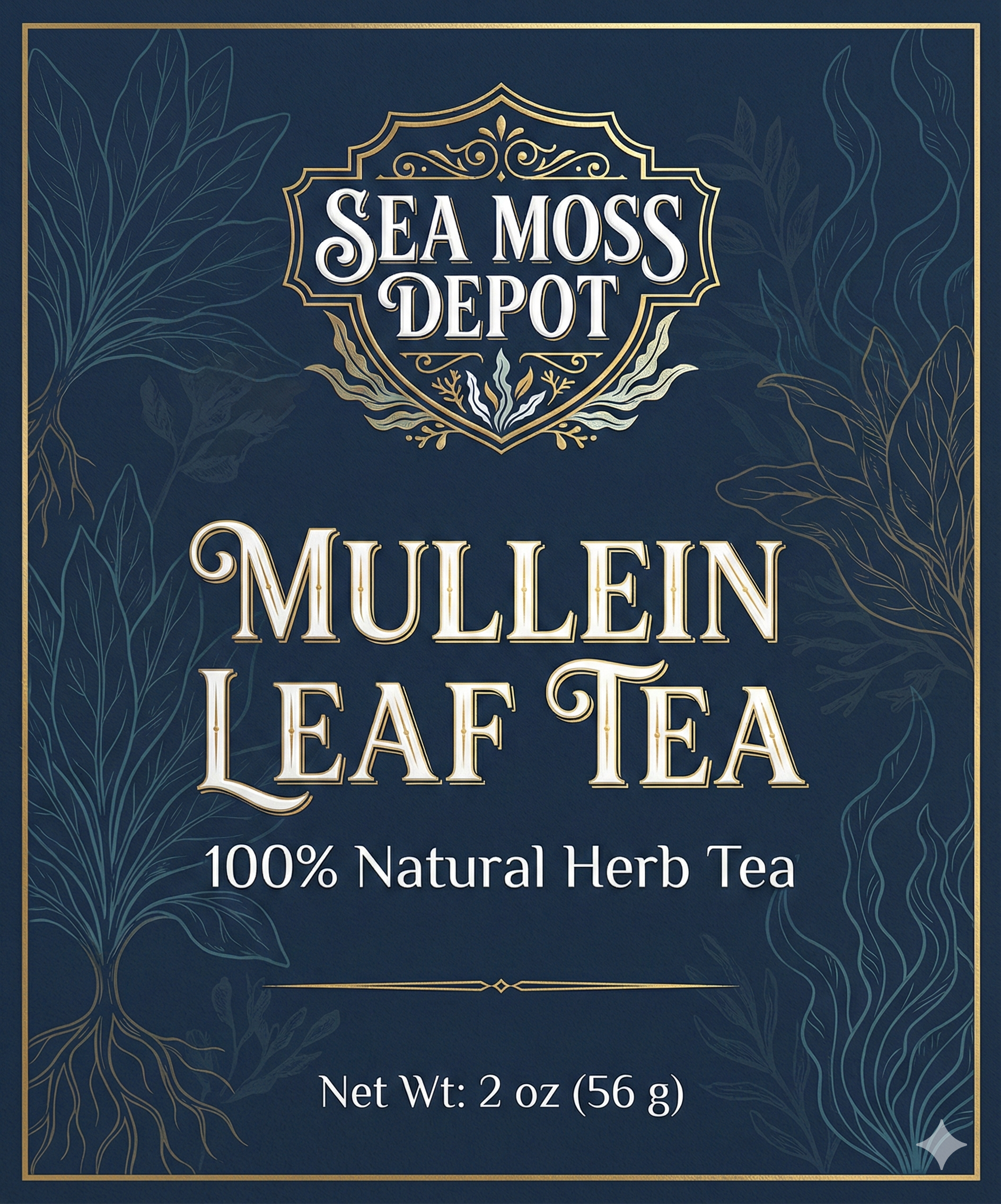 Lung Support Bundle – Mullein Leaf Tea + Healing Lung Meal Plan (PDF) by Seamoss depot