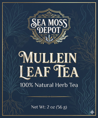 Lung Support Bundle – Mullein Leaf Tea + Healing Lung Meal Plan (PDF) by Seamoss depot