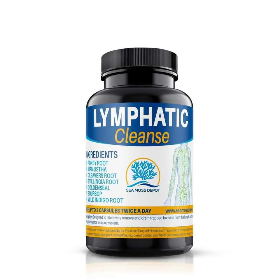 Lymphatic Cleanse Detox – Reduce Swelling, Drain Toxins &amp; Boost Energy by Seamoss depot
