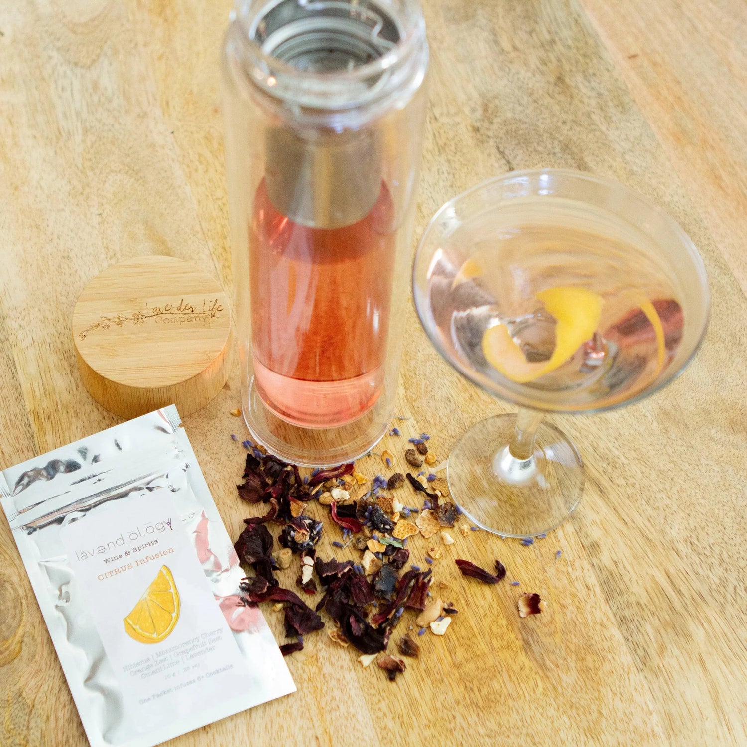 Lavendology Spirits &amp; Wine Infuser Kit by Lavender Life Company
