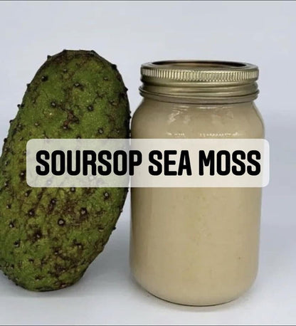 Soursop Sea Moss Gel | Organic Superfood Blend Boost Immunity &amp; Detox Naturally by Seamoss depot