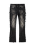 Frost Originals Distressed Rhinestone Stacked Jeans - Black Wash by Denim Exchange