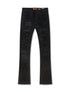 Waimea Rhinestone Stacked Fit Jeans - Jet Black by Denim Exchange