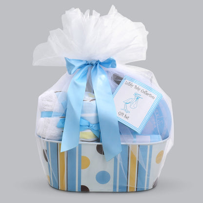 Welcome to the World Boy Basket by Alder Creek Gift Baskets