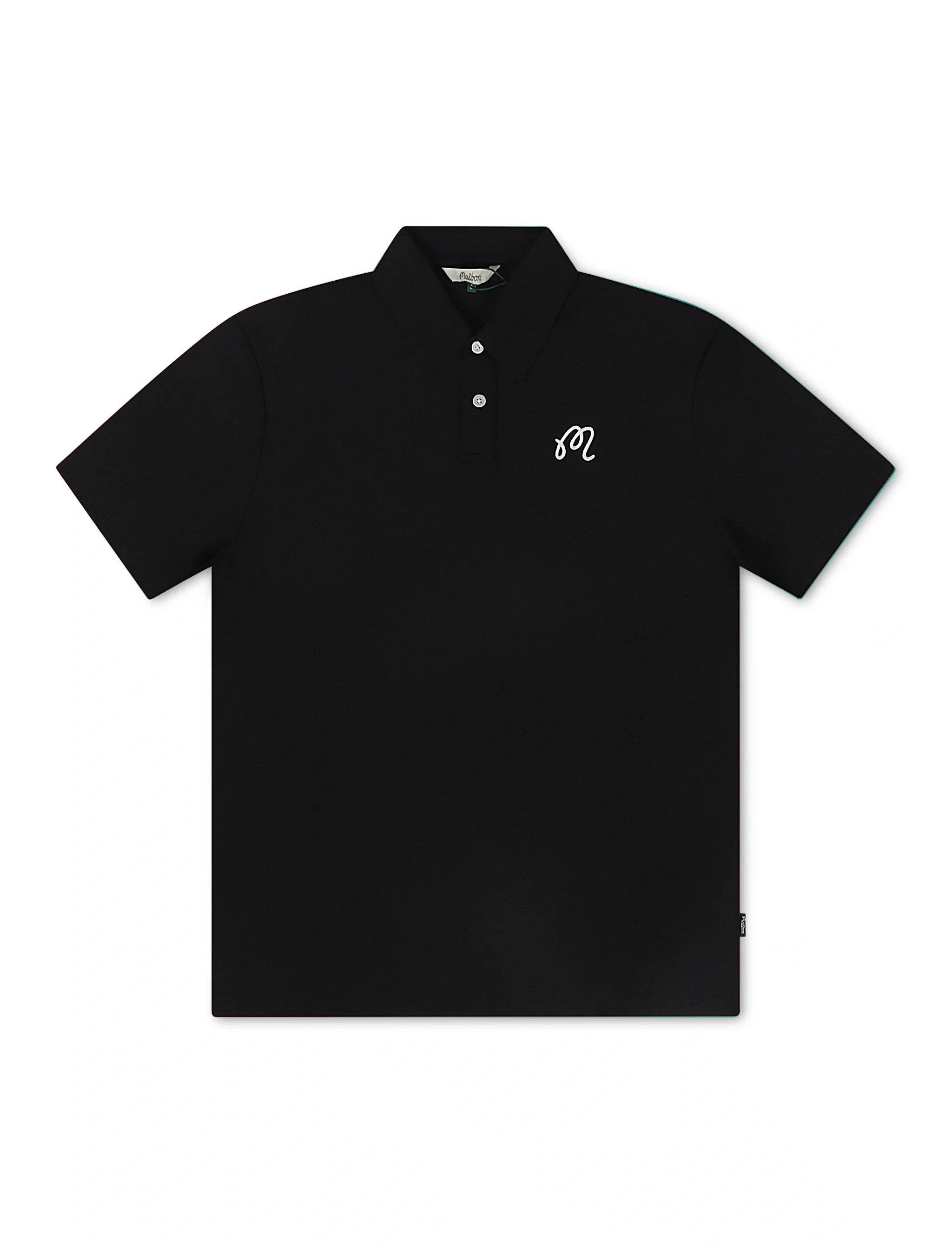 Malbon Fairway Polo - Black by Denim Exchange