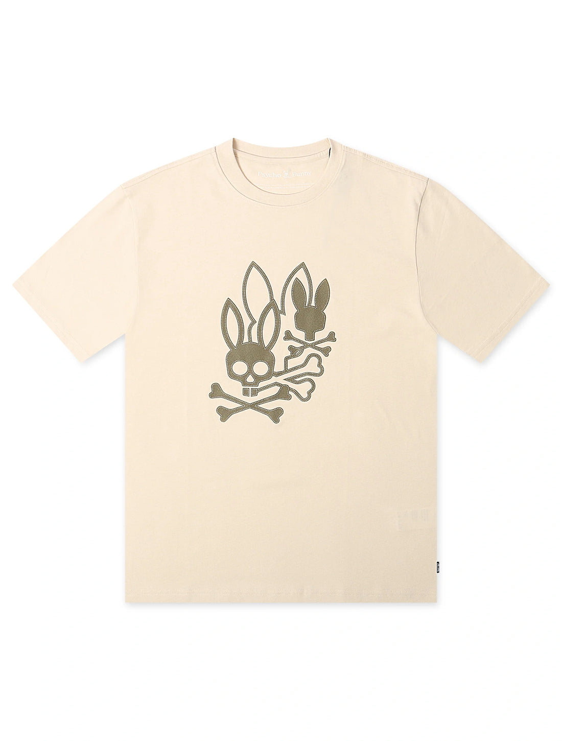 Psycho Bunny Aussie Graphic Tee - White Cap Grey by Denim Exchange