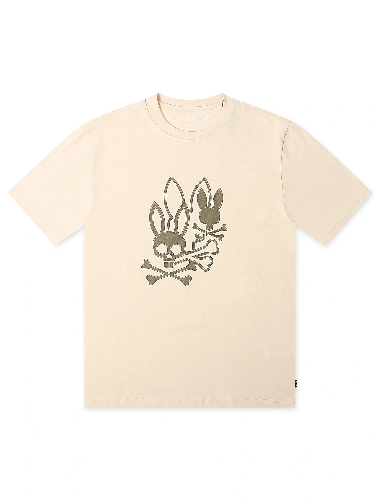Psycho Bunny Aussie Graphic Tee - White Cap Grey by Denim Exchange