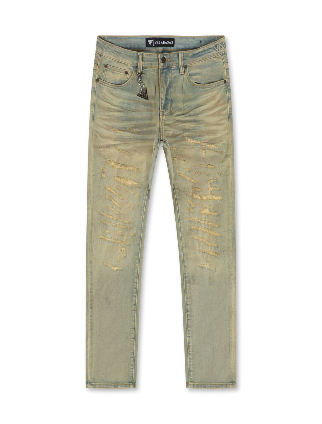 Valabasas Repair Skinny Jean - Vintage Wash by Denim Exchange