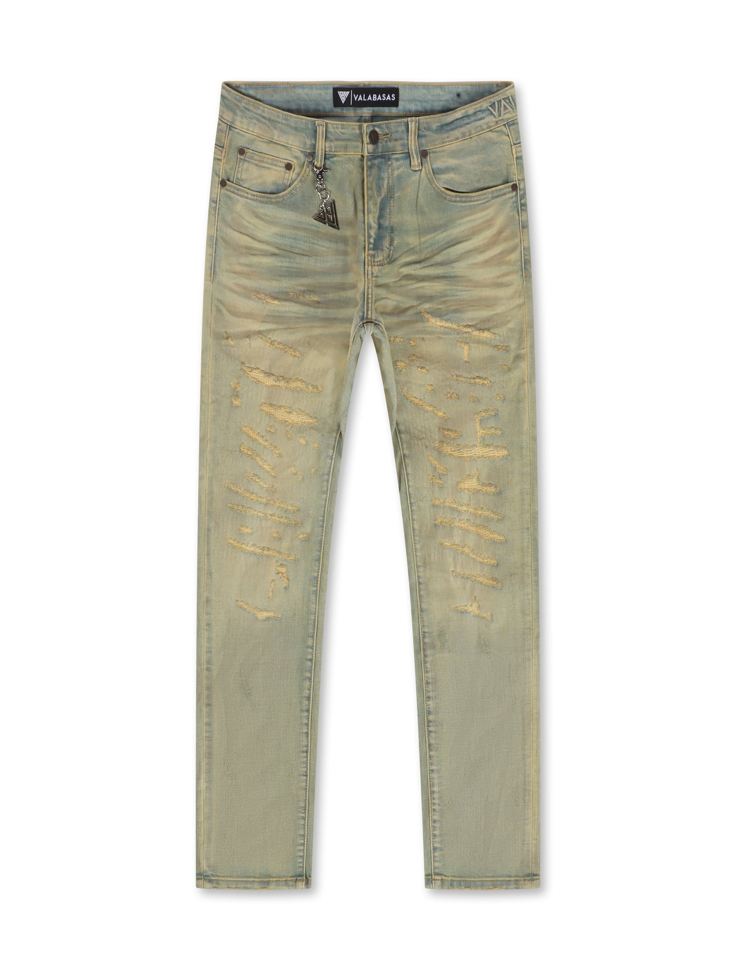 Valabasas Repair Skinny Jean - Vintage Wash by Denim Exchange