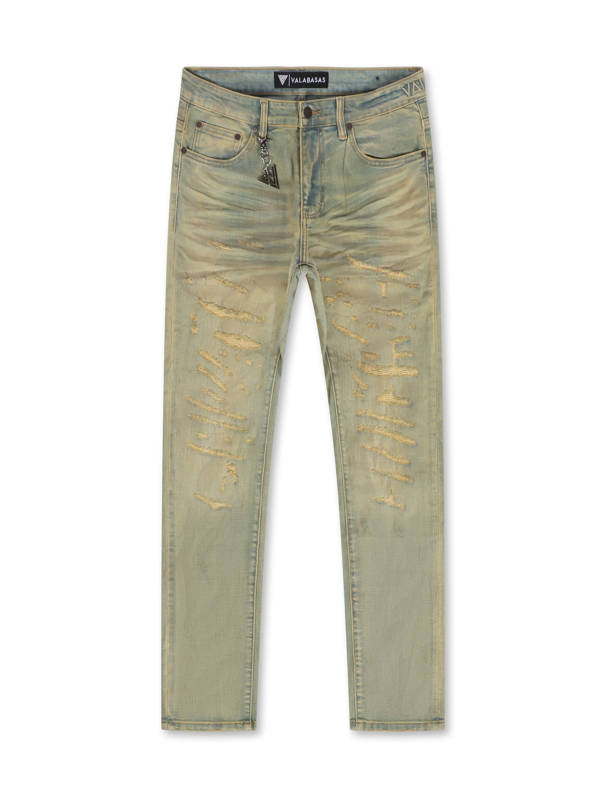 Valabasas Repair Skinny Jean - Vintage Wash by Denim Exchange