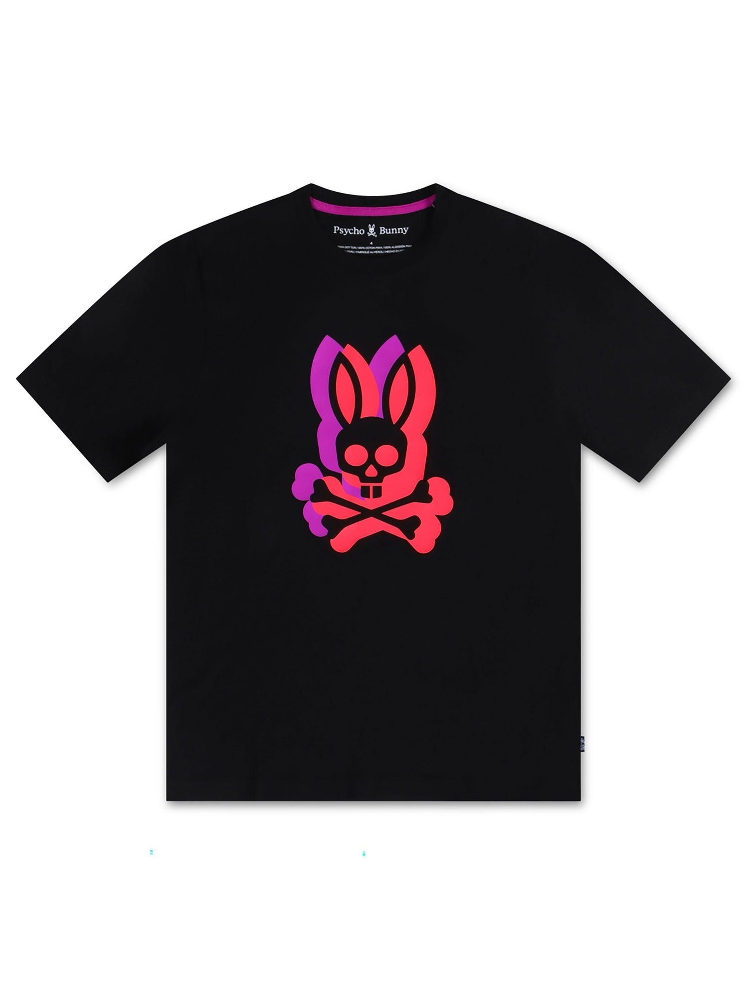 Psycho Bunny Groves Graphic Tee - Black by Denim Exchange