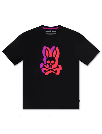 Psycho Bunny Groves Graphic Tee - Black by Denim Exchange