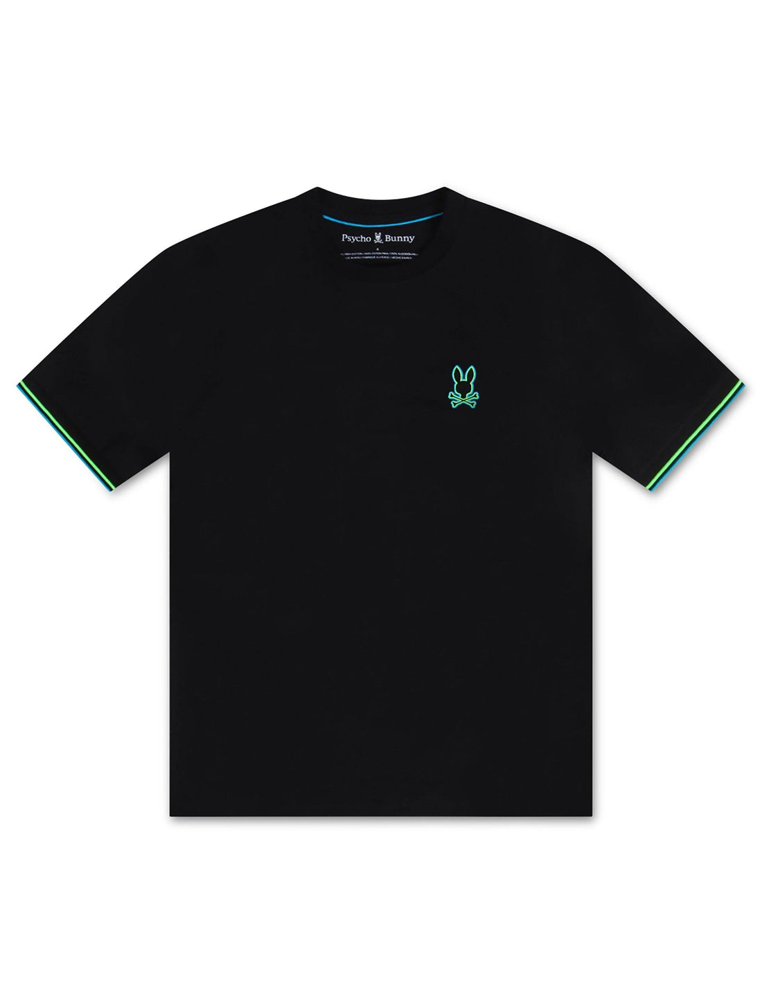 Psycho Bunny Saratoga Fashion Tee - Black by Denim Exchange