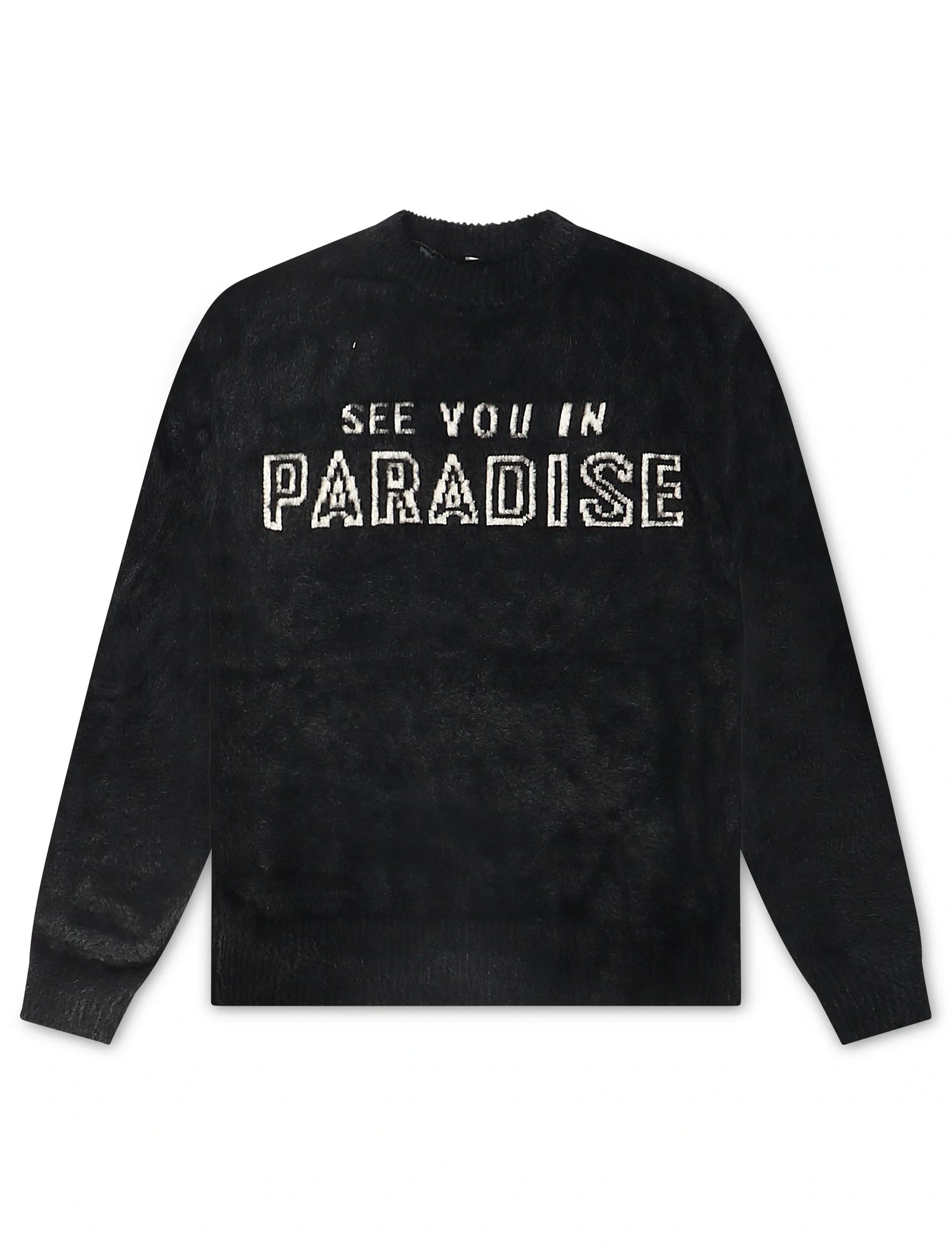 Jordan Craig Fluffy Sweater - Black by Denim Exchange