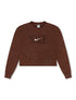 Nike Womens Sportswear Phoenix Fleece - Fauna Brown/Pale Ivory by Denim Exchange