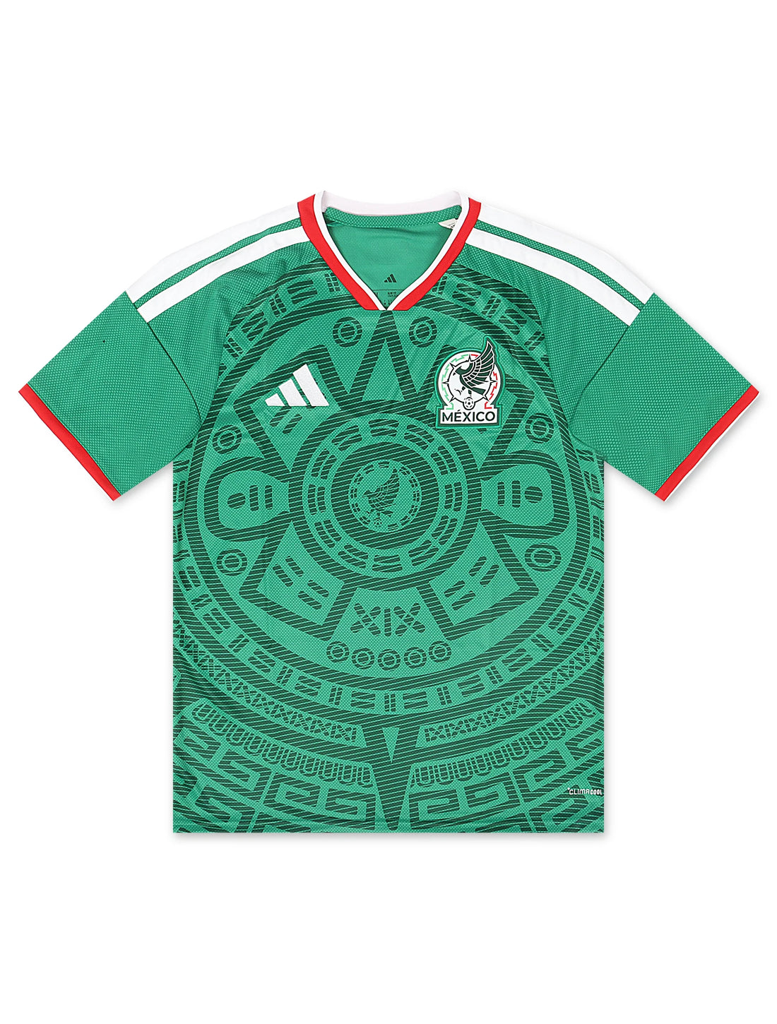 Adidas Mexico 26 Home Jersey - Bold Green by Denim Exchange