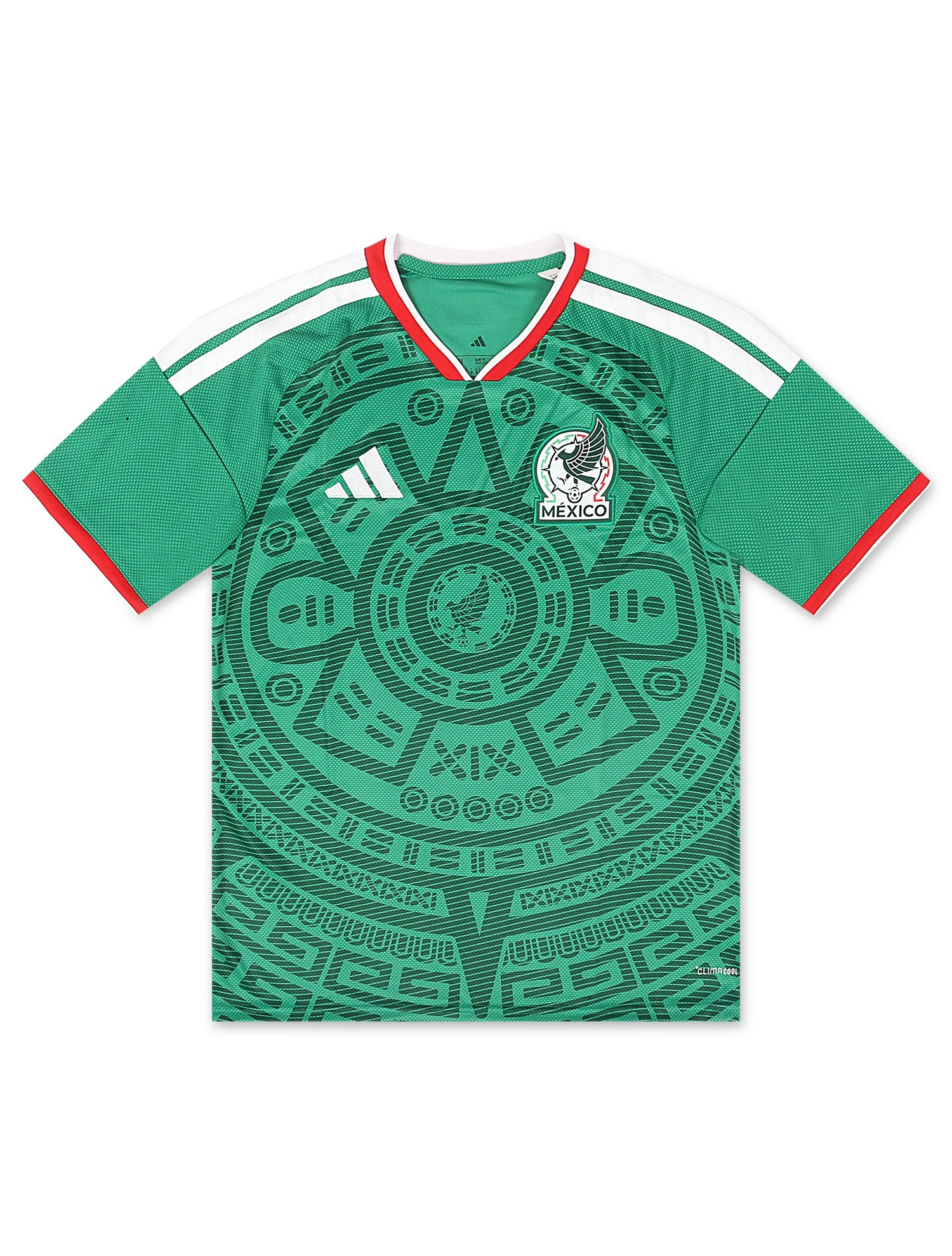 Adidas Mexico 26 Home Jersey - Bold Green by Denim Exchange