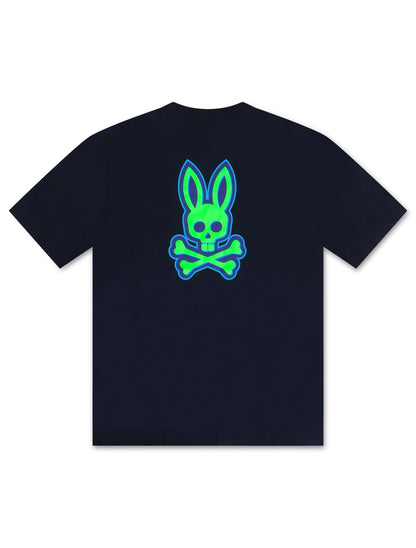 Psycho Bunny Sloan Back Graphic Tee - Navy by Denim Exchange