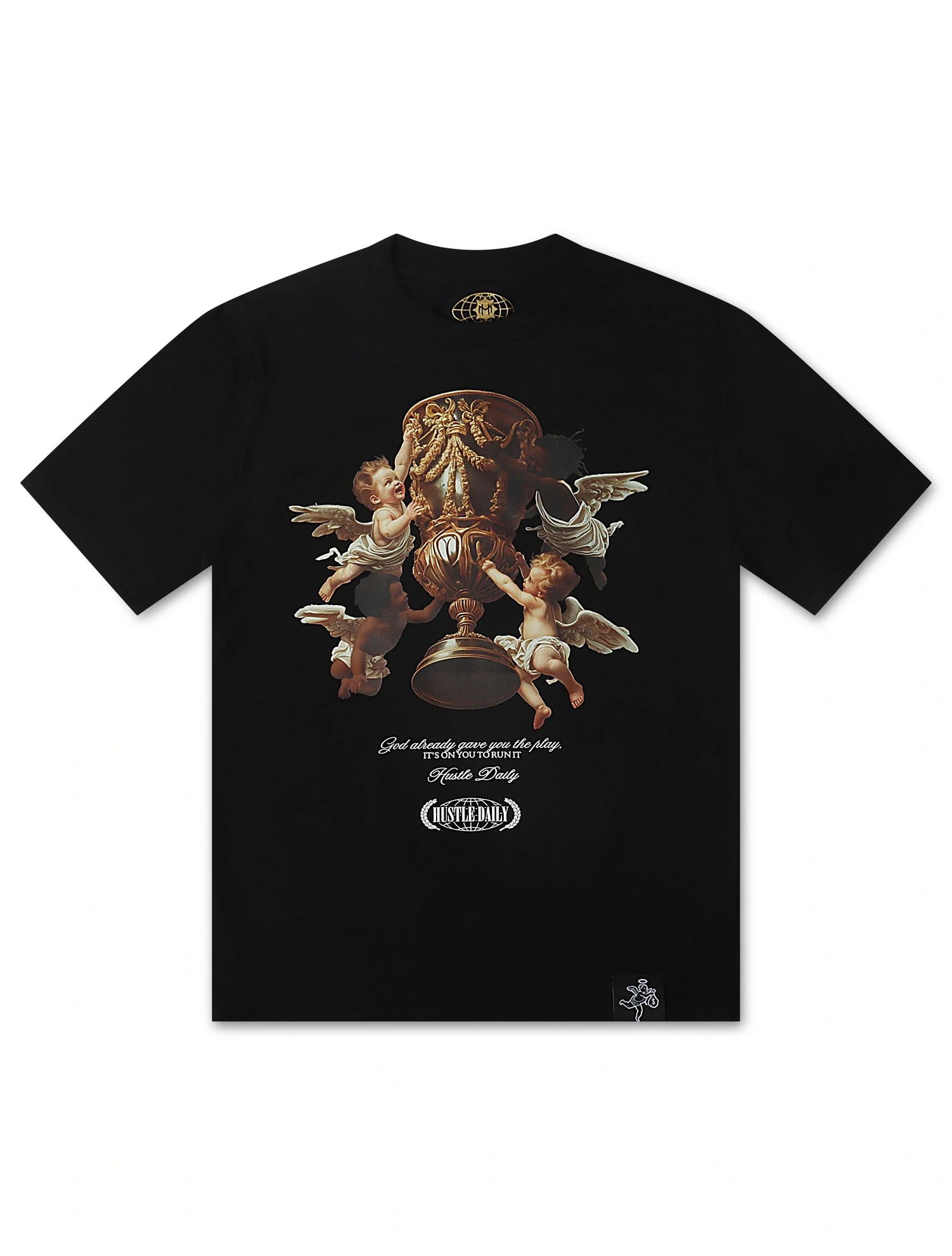 Hasta Muerte Run It Tee - Black by Denim Exchange