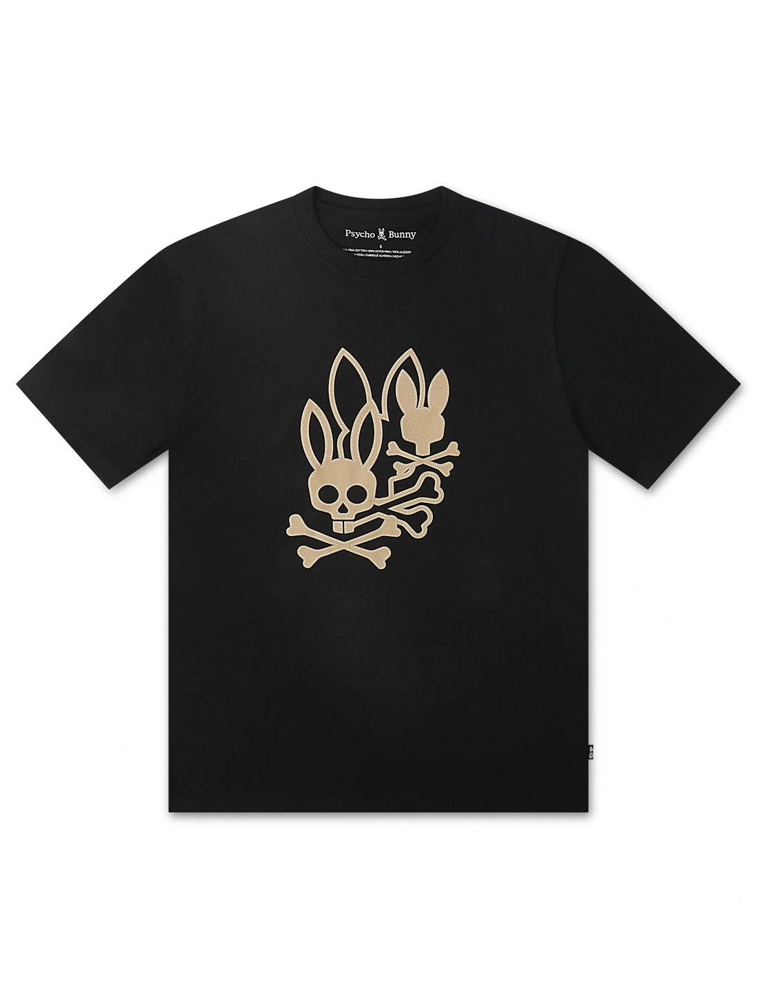Psycho Bunny Aussie Graphic Tee - Black by Denim Exchange