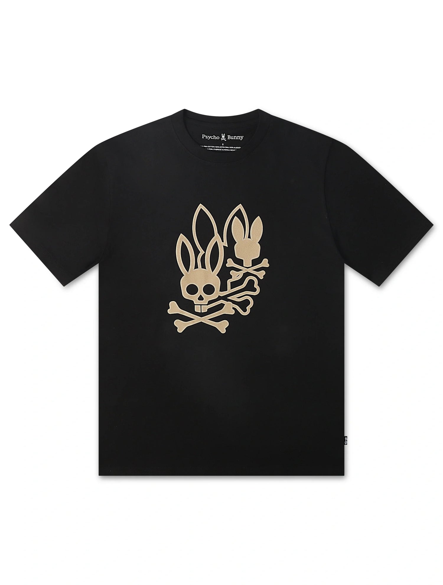 Psycho Bunny Aussie Graphic Tee - Black by Denim Exchange