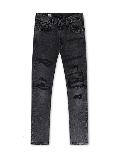 Levis 512™ Slim Taper Jeans - Washed Black by Denim Exchange