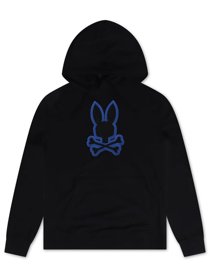 Psycho Bunny Walter Hoodie - Black by Denim Exchange