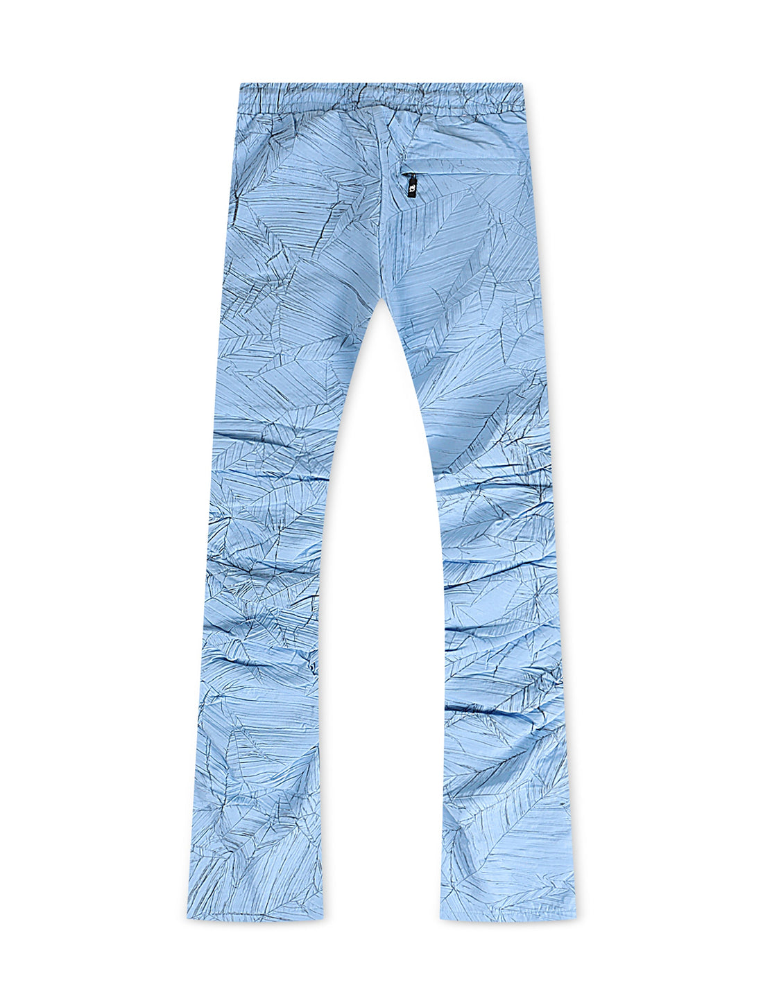 Frost Original Monico Nylon Stacked Pants- Blue by Denim Exchange