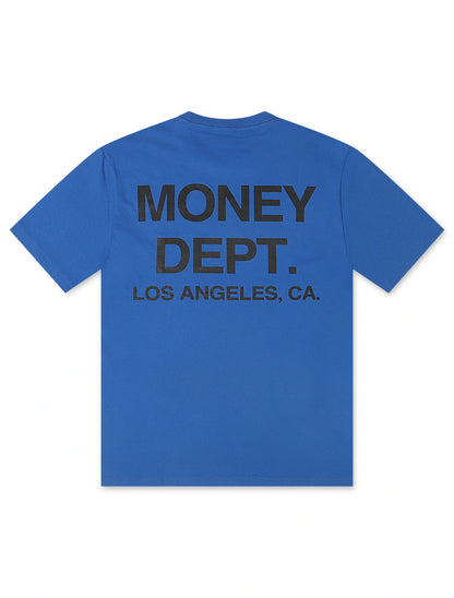 Money Dept. Los Angeles Heavyweight Tee - Blue/Black by Denim Exchange