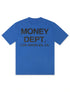 Money Dept. Los Angeles Heavyweight Tee - Blue/Black by Denim Exchange